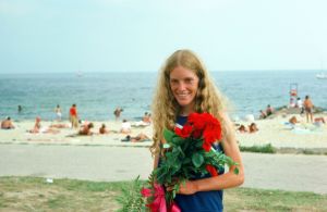 Here's a youthful me photo (only one I can find)- but a little younger at age 15 after a victory at the Falmouth Road Race.